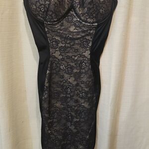 Black Lace Shapewear Dress